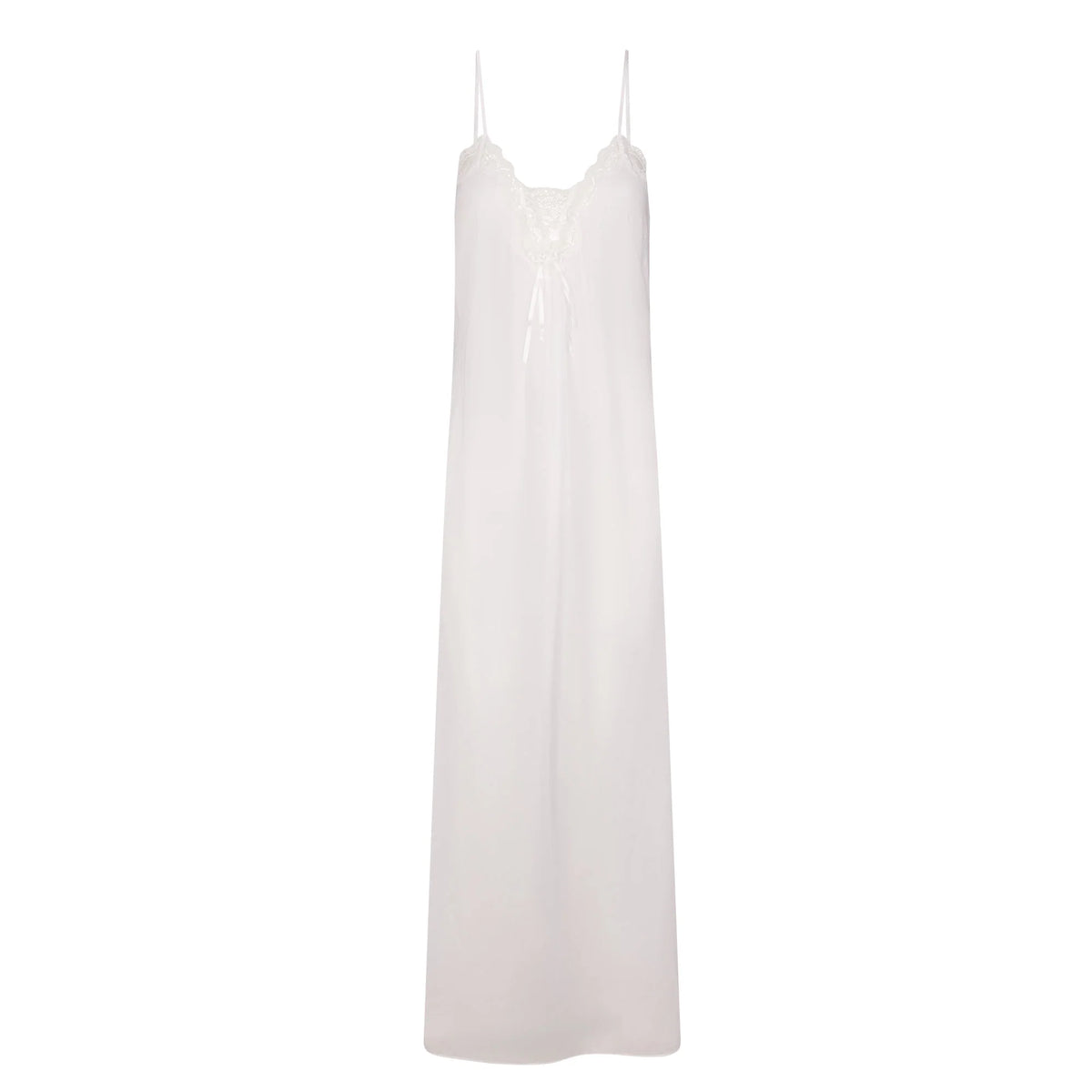 VOILE SLEEP LONG DRESS | SNOW