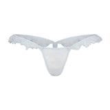 STRETCH LACE BUTTERFLY THONG | POWDER BLUE