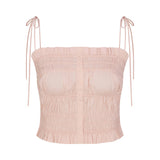 POPLIN APPAREL RUFFLE CAMI | DUSTY PINK