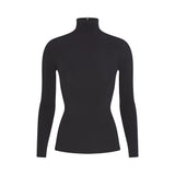 COTTON JERSEY TURTLENECK LONG SLEEVE | SOOT
