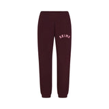 COTTON FLEECE JOGGER | CURRANT ARCHED SKIMS PLAID