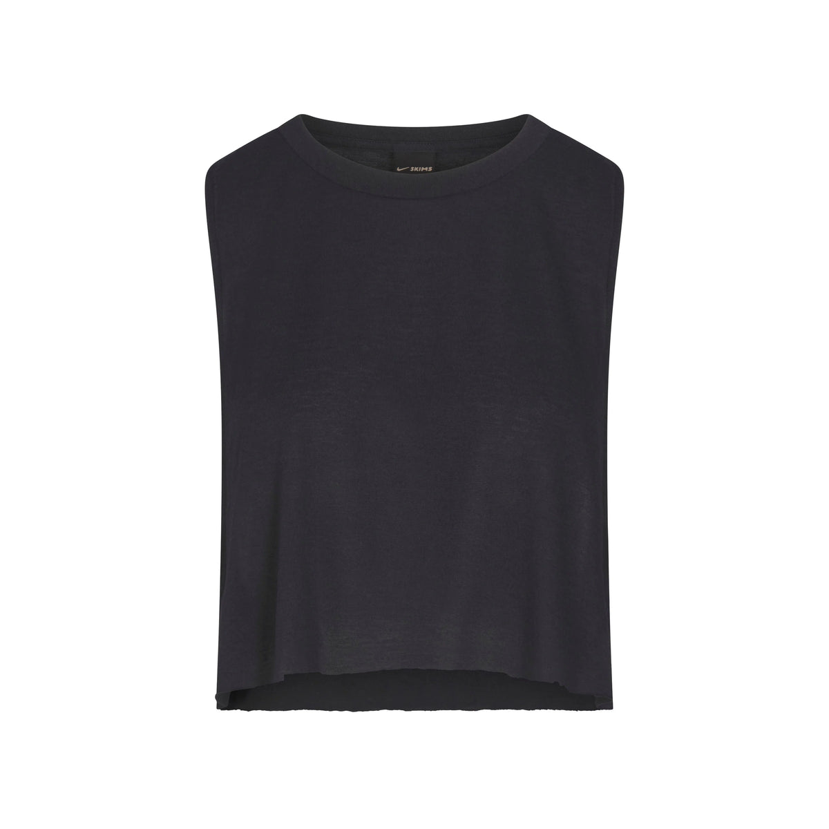 NikeSKIMS PERFORMANCE COTTON BLEND CROP TANK | OBSIDIAN