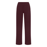 COTTON JERSEY STRAIGHT LEG PANT | CURRANT