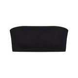 ICONIC SWIM MICRO BANDEAU BIKINI TOP | OBSIDIAN
