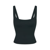 NikeSKIMS MATTE SQUARE NECK TANK | DARK TEAL