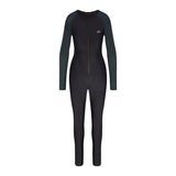 NikeSKIMS SHINE ZIP FRONT LONG ONE PIECE | OBSIDIAN AND DARK TEAL