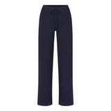 COTTON JERSEY STRAIGHT LEG PANT | NAVY