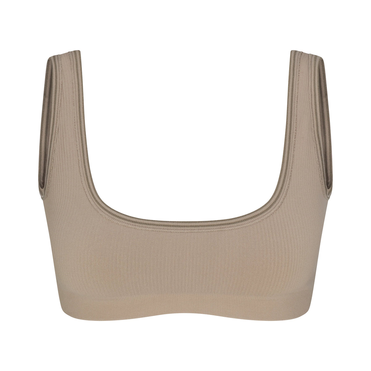 NikeSKIMS RIBBED SEAMLESS MICRO SCOOP BRA | DRIFTWOOD