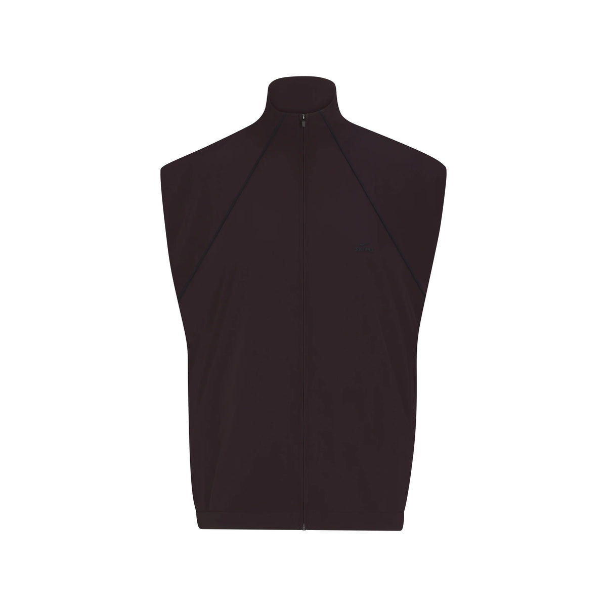 NikeSKIMS STRETCH NYLON OVERSIZED VEST | DARK ROAST