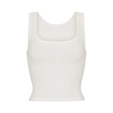 COTTON RIB TANK | MARBLE