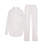 ORGANIC COTTON SLEEP LONG SLEEVE SET | SNOW
