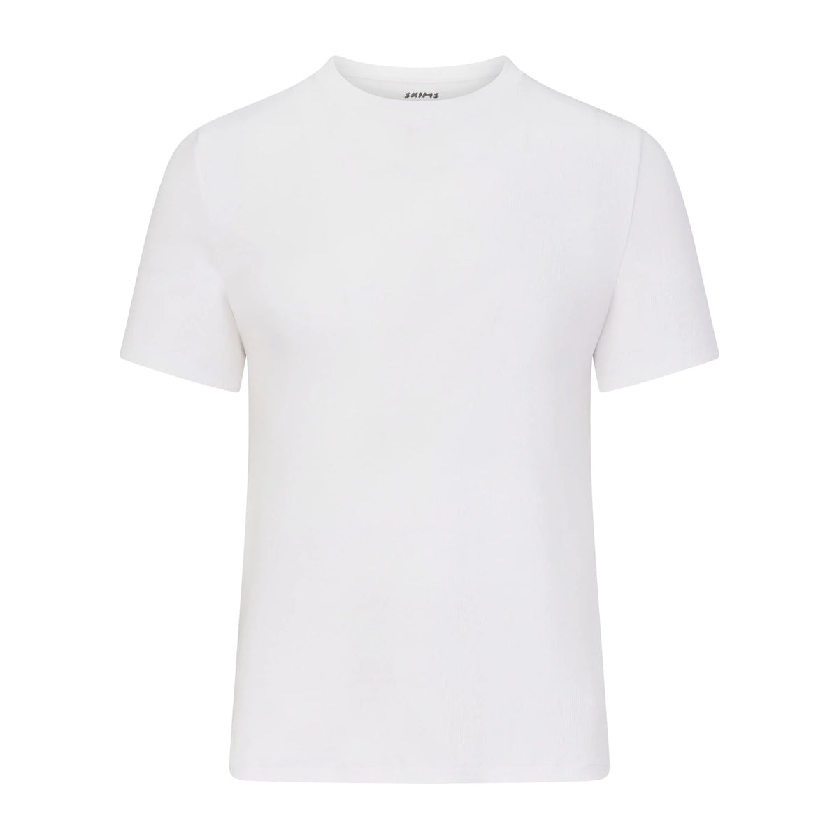 SKIMS COTTON RIB MENS T-SHIRT | CHALK