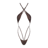 FITS EVERYBODY PICOT MICRO TEDDY | UMBER LEOPARD PRINT
