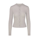 SHEER MODAL CARDIGAN | HEATHER GREY