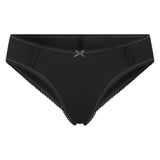 LIGHTWEIGHT COTTON LACE HIPSTER | SOOT TONAL
