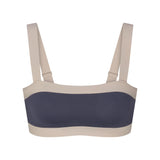 NikeSKIMS MATTE SHINE MIX STRAIGHT NECK BRA | DEEP ROYAL AND STONE