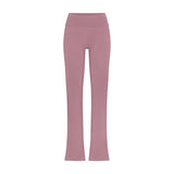 COTTON JERSEY FOLDOVER PANT | MUTED MAUVE