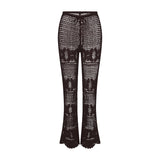 SWIM COVER-UPS CROCHET FLARE PANT | PHOENIX