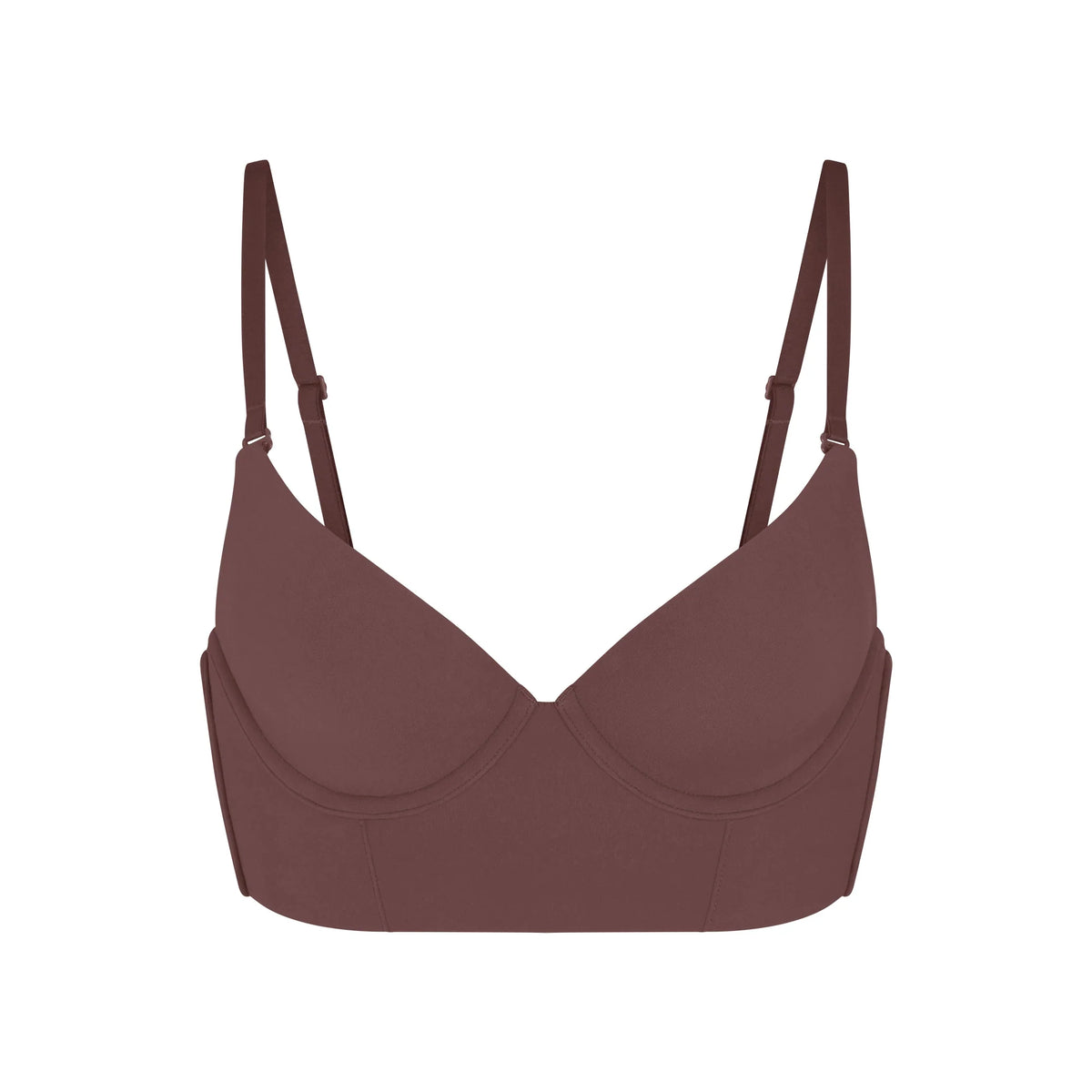 FITS EVERYBODY LOW BACK LONGLINE BRA | COCOA