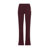 COTTON JERSEY LOGO FOLDOVER PANT | CURRANT ARCHED SKIMS PLAID