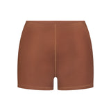 NikeSKIMS SATIN SHINE DRAWCORD 2" SHORT | CAROB BROWN