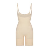 SEAMLESS SCULPT BUTT LIFTING OPEN BUST BODYSUIT | SAND