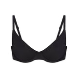 ICONIC SWIM UNDERWIRE BIKINI TOP | OBSIDIAN
