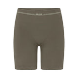 NikeSKIMS RIBBED SEAMLESS 5" BIKER SHORT | DUSTY OAKMOSS