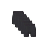 SKIMS COTTON MENS 5" BOXER BRIEF 5-PACK | ONYX