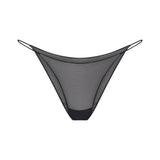 ULTRA FINE MESH STRING BIKINI | OBSIDIAN