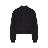 NEOPRENE OUTERWEAR REVERSIBLE BOMBER JACKET | OBSIDIAN