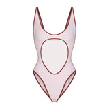 SIGNATURE SWIM CUT OUT ONE PIECE | CHERRY BLOSSOM CONTRAST