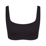 NikeSKIMS MATTE SCOOP NECK BRA | OBSIDIAN