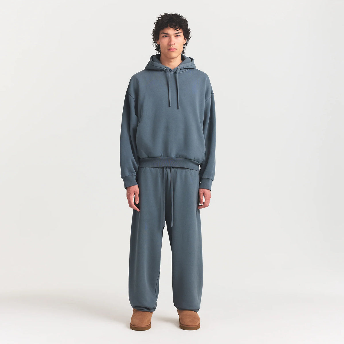 HEAVYWEIGHT FLEECE MENS HOODIE | KYANITE