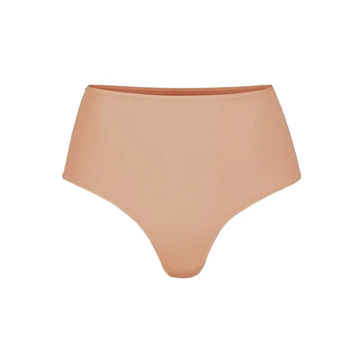 FITS EVERYBODY HIGH-WAISTED THONG | OCHRE