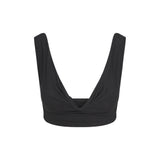 VETTESE X SKIMS SHEER MODAL DRAPED BRALETTE | ONYX