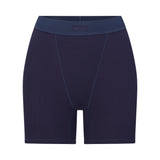 COTTON RIB BOXER | NAVY