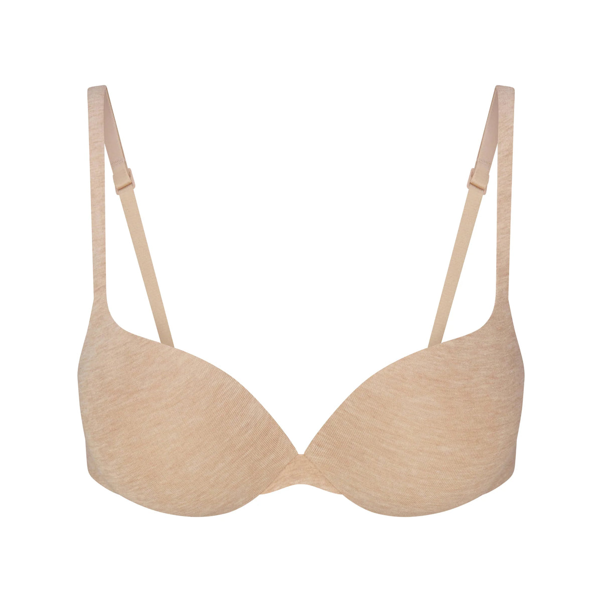EVERYDAY COTTON ULTIMATE TEARDROP PUSH-UP BRA | CLAY HEATHER