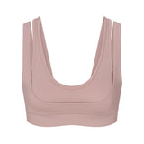 NikeSKIMS MATTE DOUBLE STRAP SCOOP BRA | HIMALAYAN