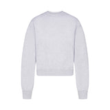 COTTON FLEECE CREWNECK | LIGHT HEATHER GREY