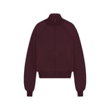 NikeSKIMS MATTE TRICOT TRACK JACKET | CURRANT
