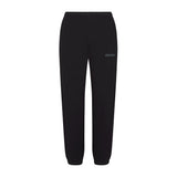COTTON FLEECE JOGGER WITH EMBOSSED LOGO | ONYX