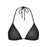RHINESTONE KNIT TRIANGLE BRALETTE | ONYX