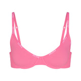 COTTON LOGO DEMI BRA | SUGAR PINK