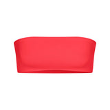 ICONIC SWIM MICRO BANDEAU BIKINI TOP | CARMINE