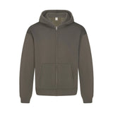 FLEECE LOUNGE MENS RELAXED ZIP UP HOODIE | JUNGLE