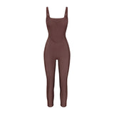POWER MESH SHAPEWEAR CATSUIT | COCOA