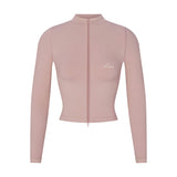 NikeSKIMS RIBBED SEAMLESS ZIP UP CROP JACKET | HIMALAYAN