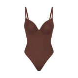 SKIMS ULTIMATE BODY PUSH-UP THONG BODYSUIT | COCOA