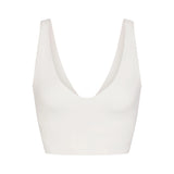 NikeSKIMS MATTE V-NECK BRA TOP | IVORY